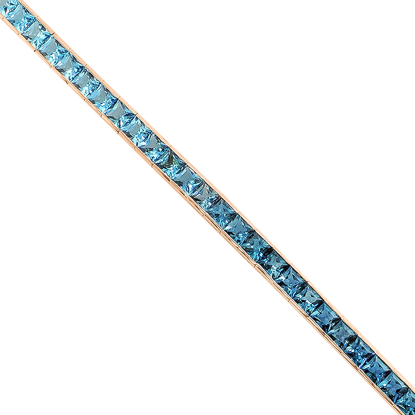 BELLARRI Eternal Love - Bracelet (Rose Gold / Blue Topaz) - close up