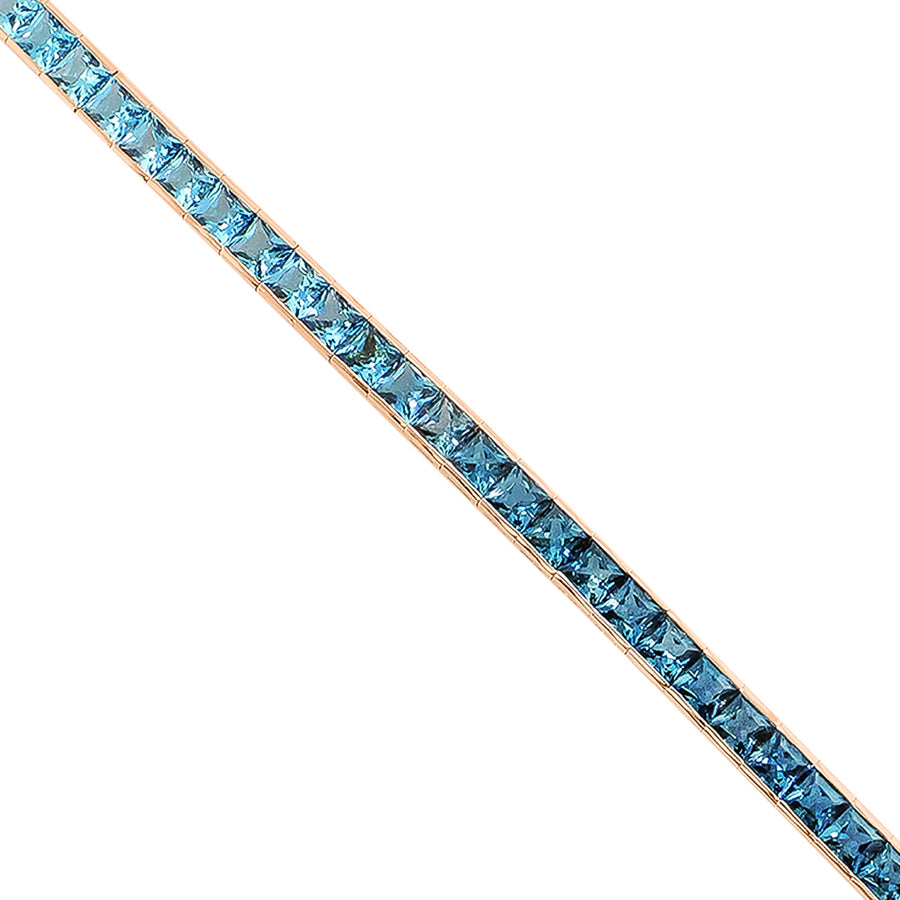 BELLARRI Eternal Love - Bracelet (Rose Gold / Blue Topaz) - close up