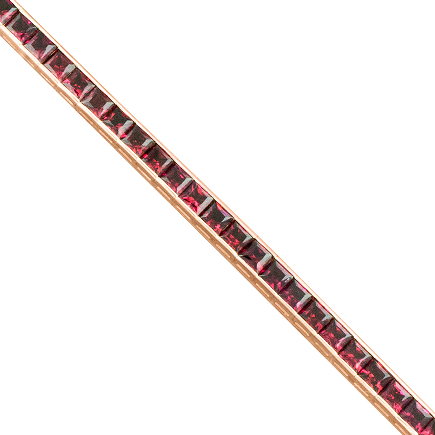 BELLARRI Eternal Love Stiletto - Bracelet (Rose Gold / Rhodolite) - close up