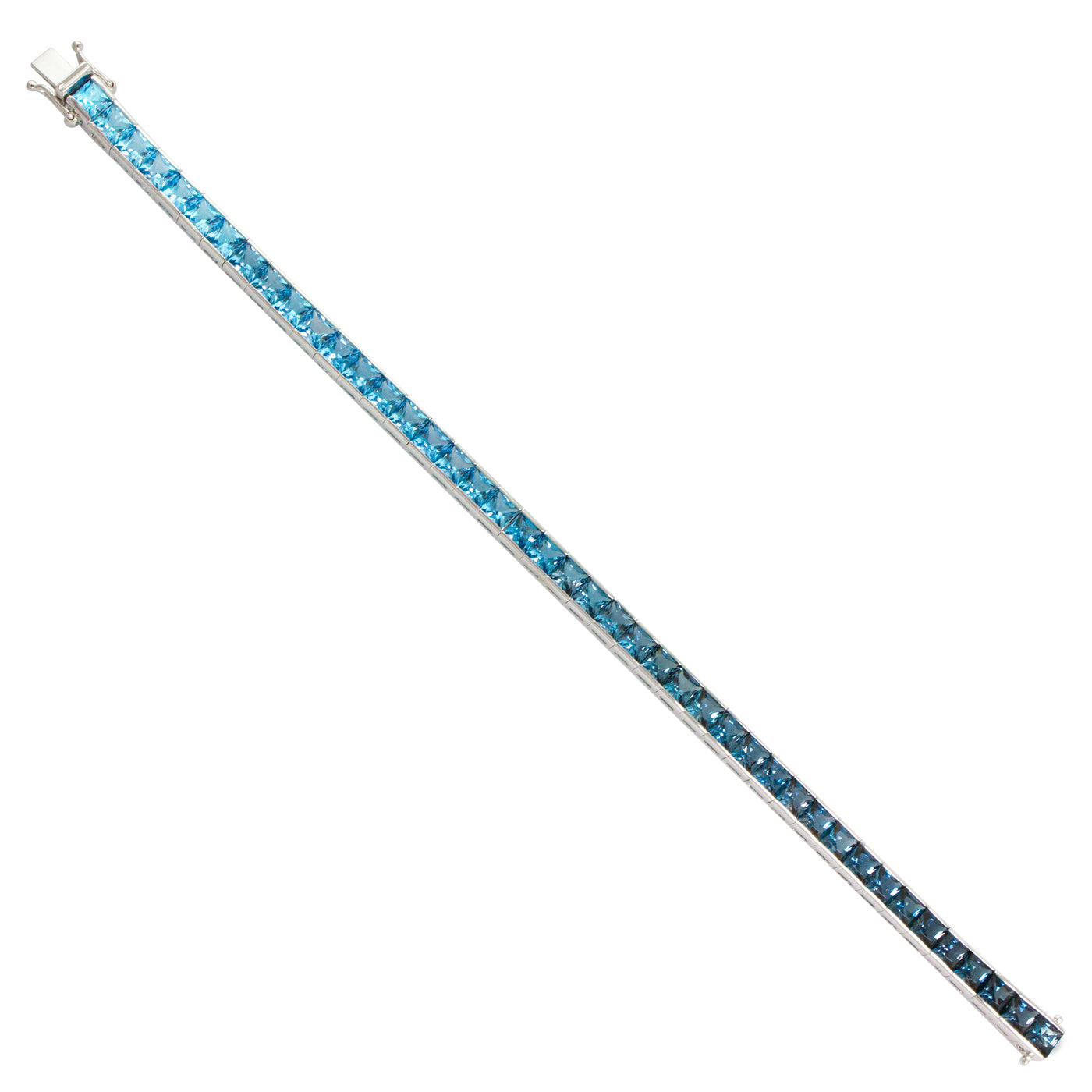 BELLARRI Eternal Love - Bracelet (White Gold / Blue Topaz)