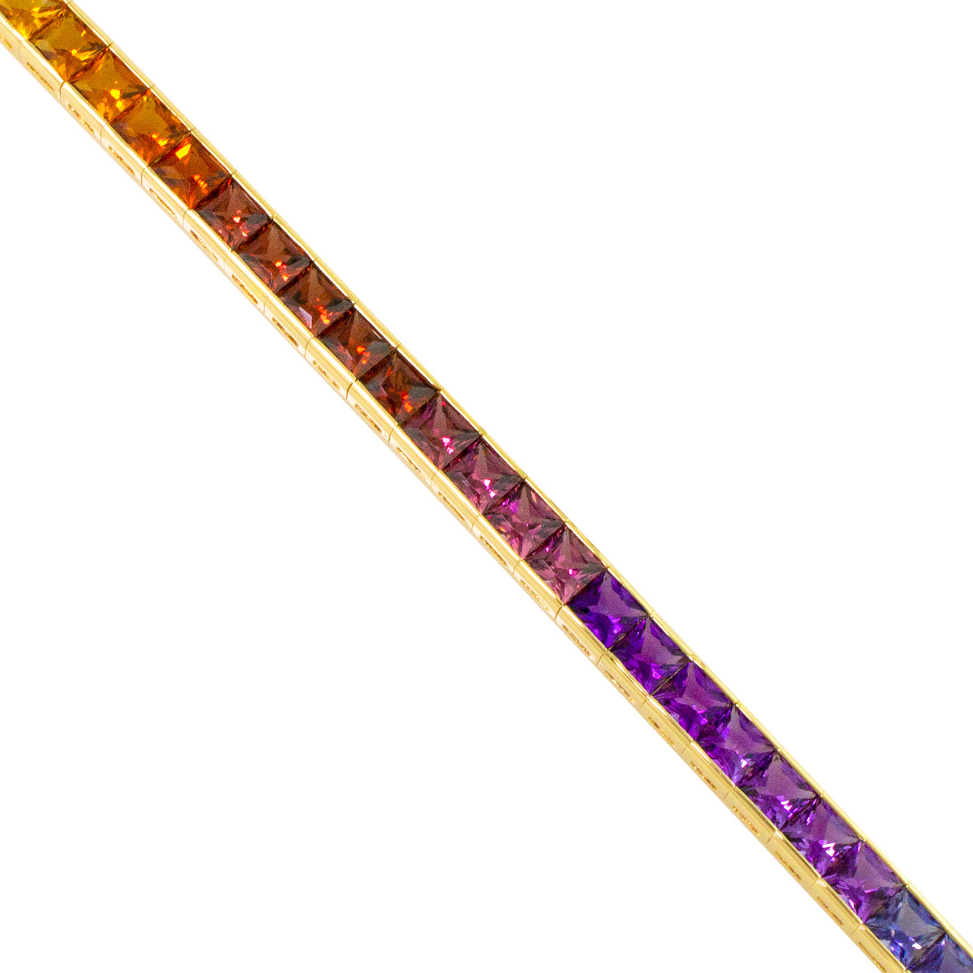 BELLARRI Eternal Love - Bracelet (Yellow Gold / Multi Color Gemstone) close-up