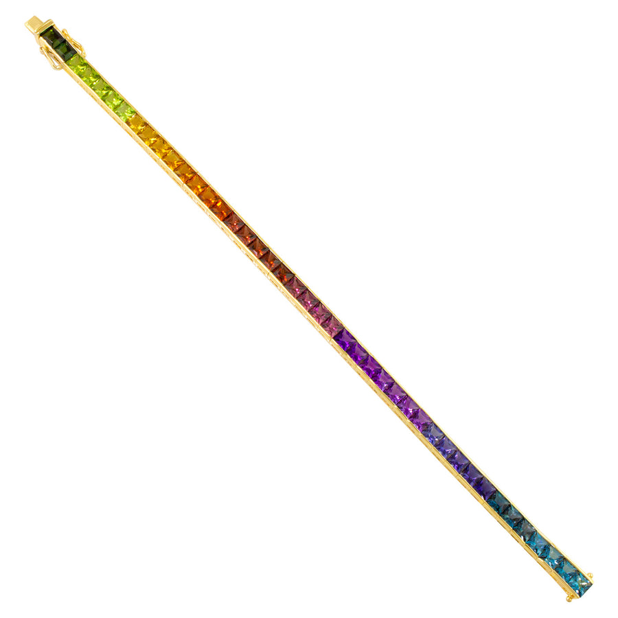 BELLARRI Eternal Love - Bracelet (Yellow Gold / Multi Color Gemstone)