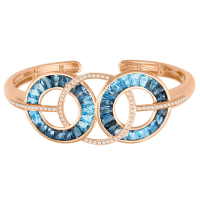 BELLARRI Malibu - Blue Topaz Bangle