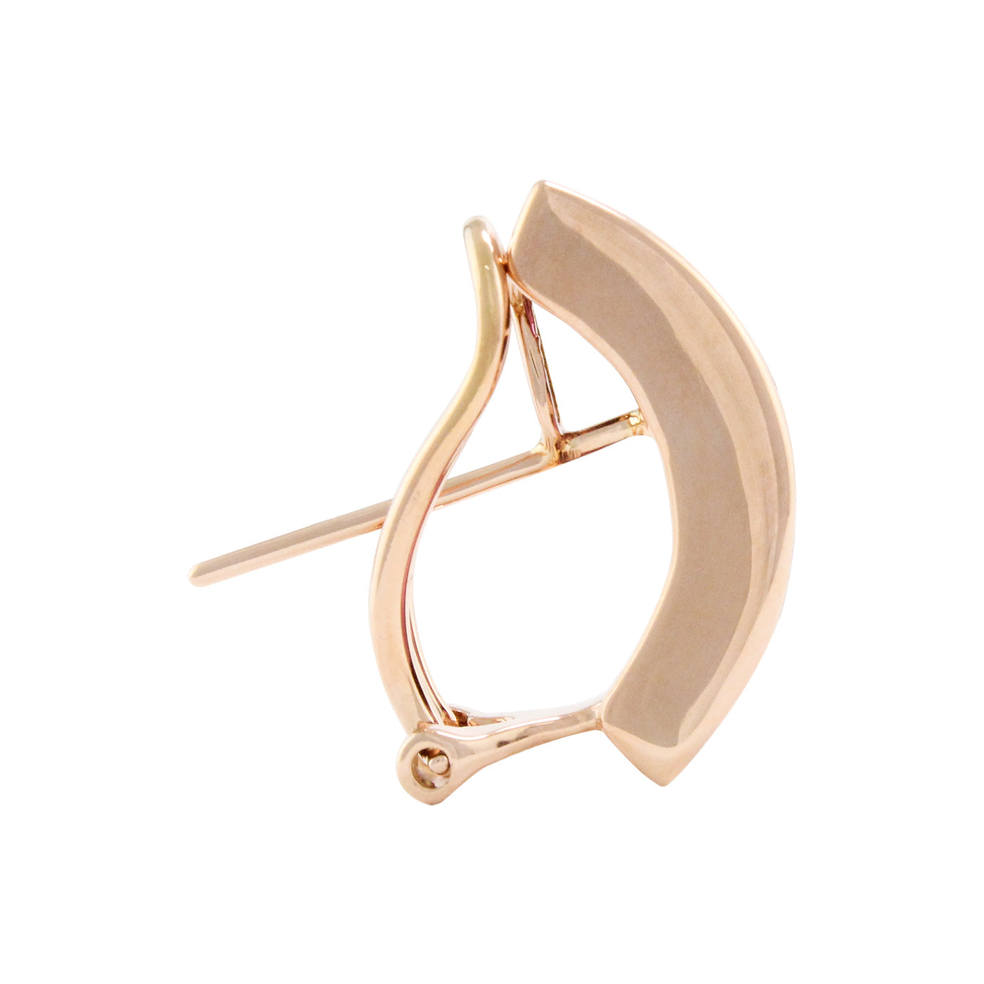 BELLARRI Eternal Love - Rose Gold / Rhodolite - Earrings (side view)