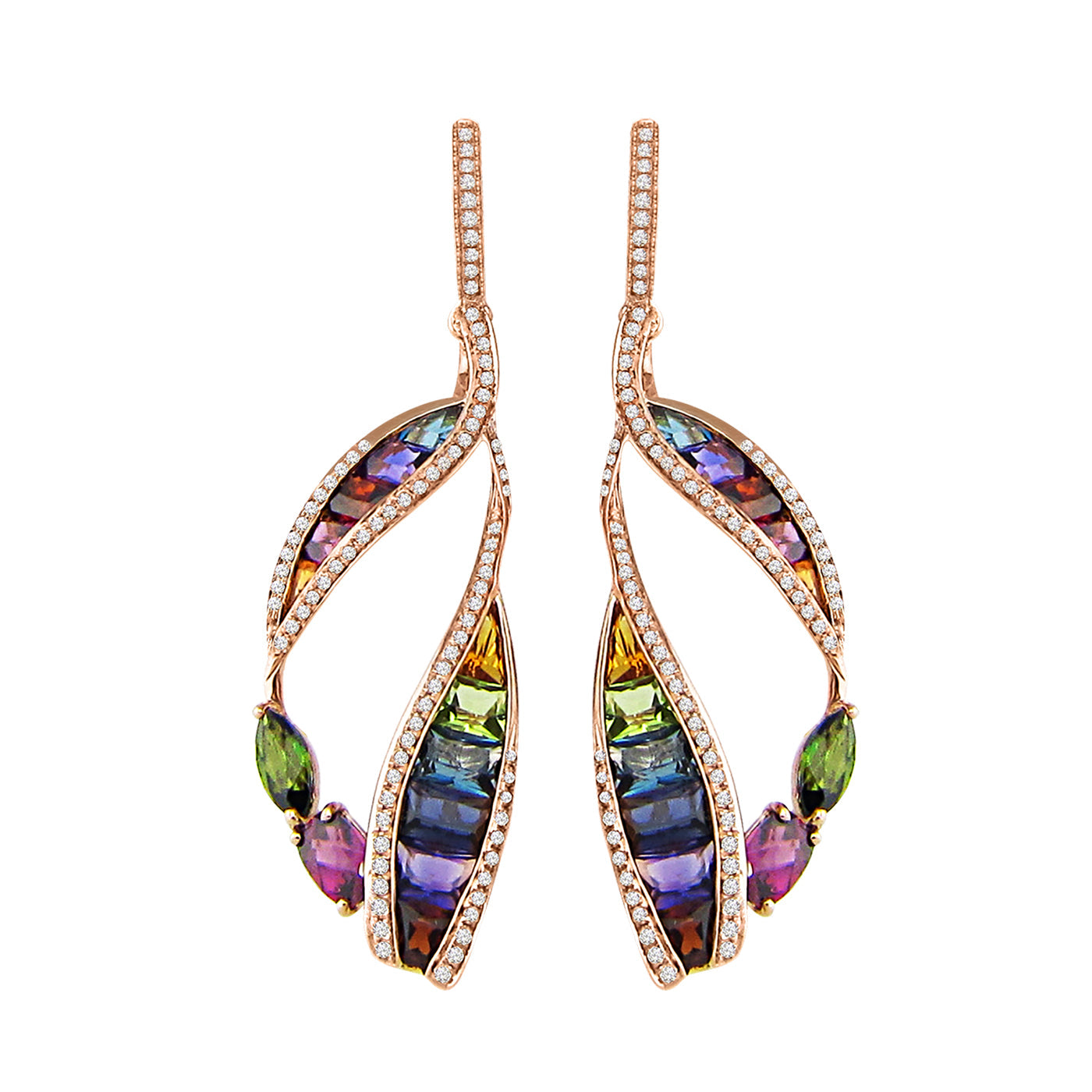 BELLARRI Capri Multi Color Earrings