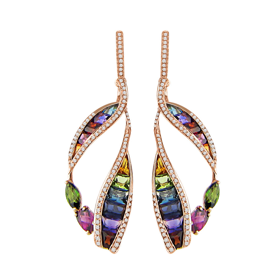 BELLARRI Capri Multi Color Earrings