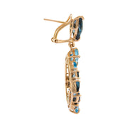 BELLARRI Magnolia - Earrings (Rose Gold) side view
