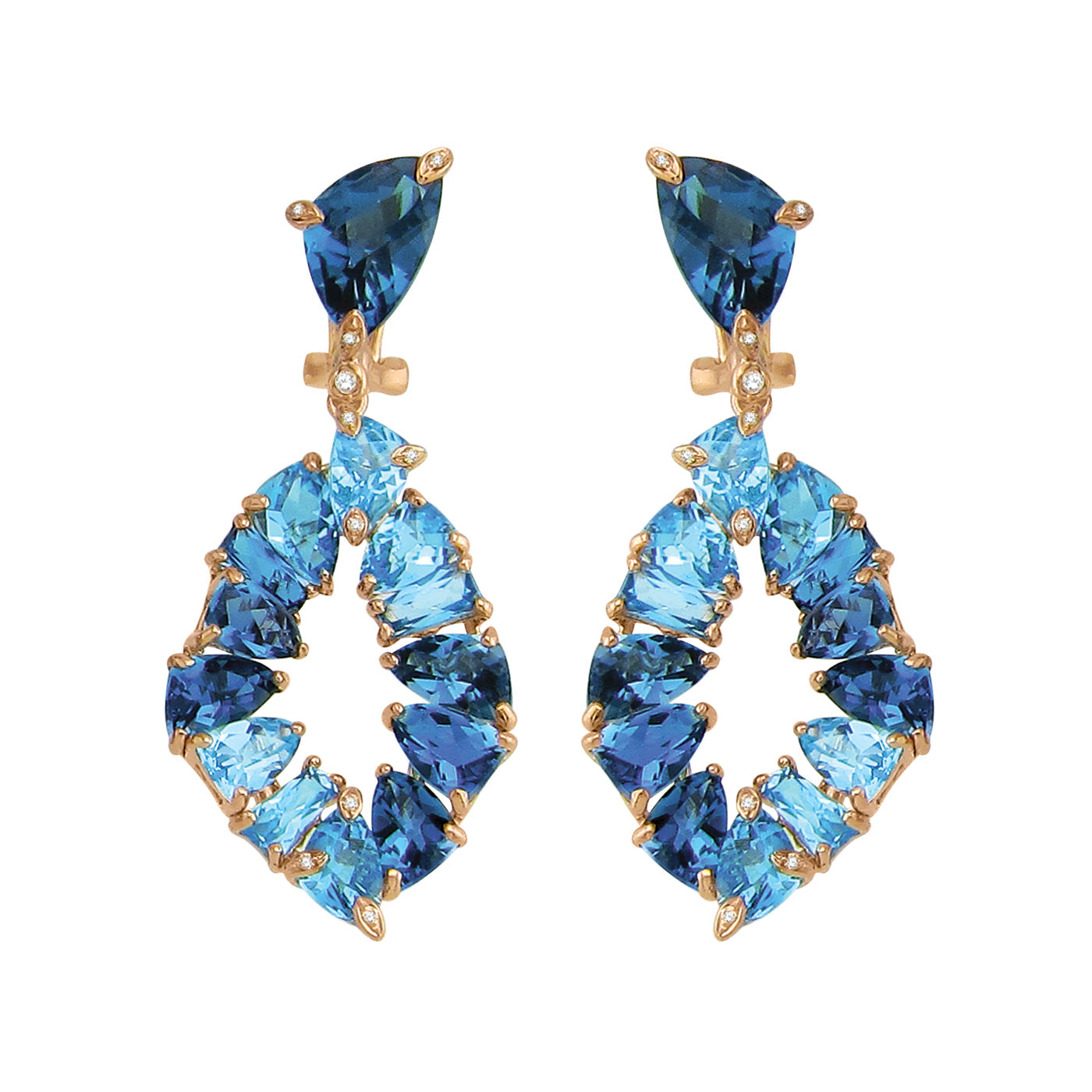BELLARRI Magnolia - Earrings (Rose Gold)