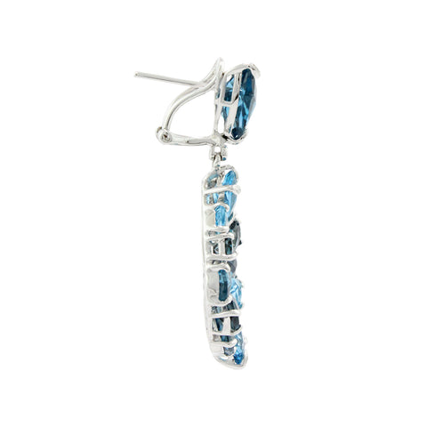 BELLARRI Magnolia - Earrings (white gold) side view