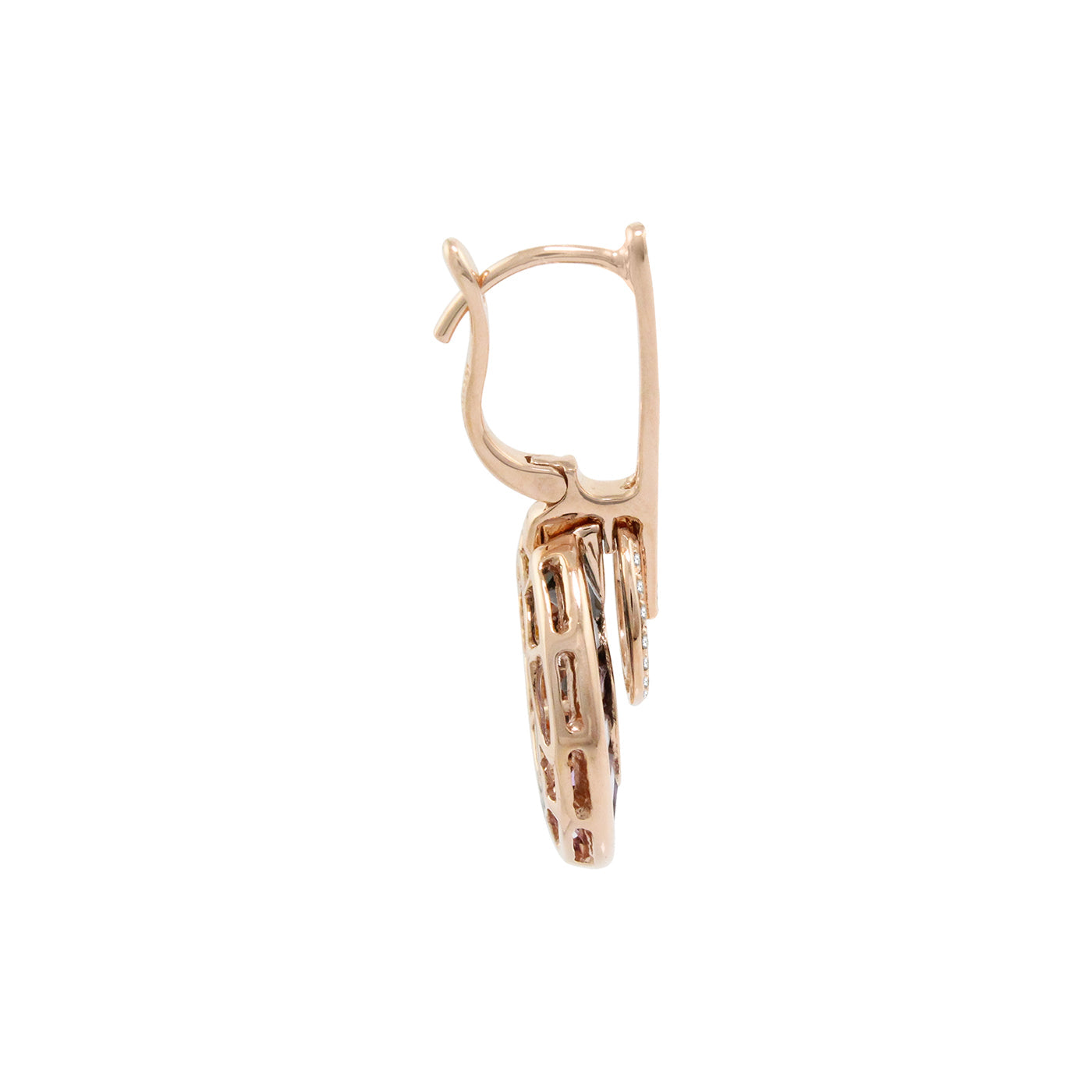 BELLARRI Poetry in Motion - Earrings (Rose Gold & Multi) side view