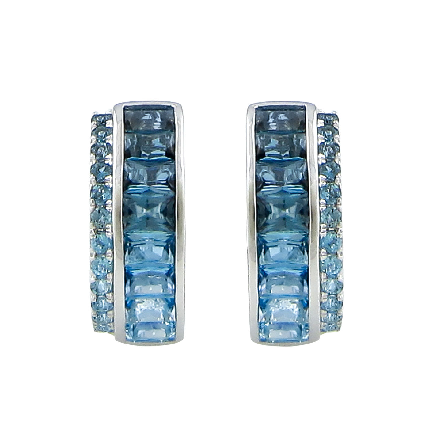BELLARRI Eternal Love - Earrings (White Gold / Blue Topaz)