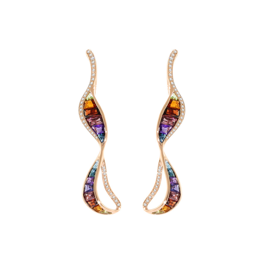BELLARRI Capri Multi Color Earrings