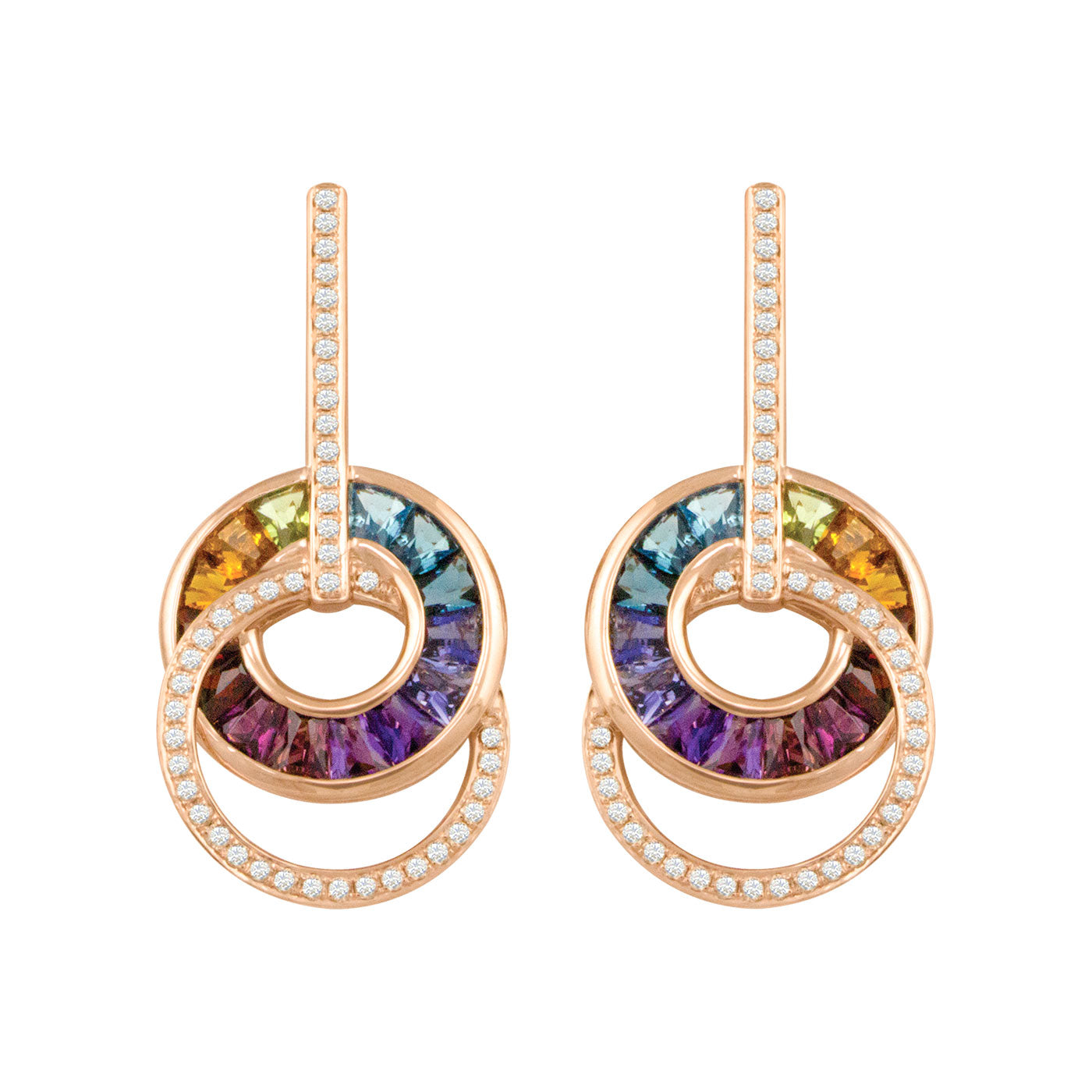BELLARRI Malibu - Earrings (Multi Color Gemstones)