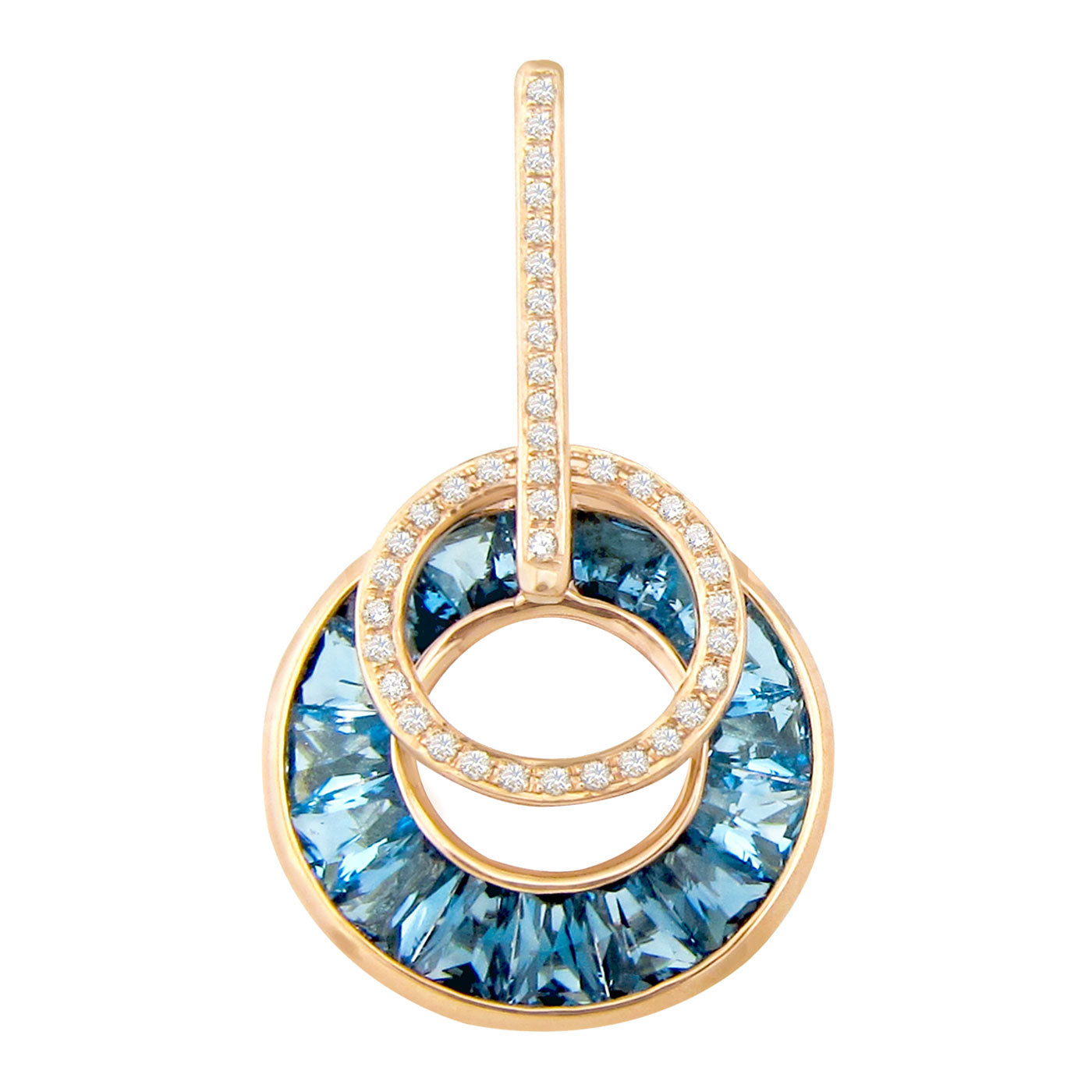 BELLARRI Poetry in Motion - Enhancer (Rose Gold & Blue Topaz)
