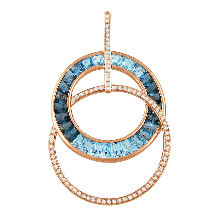 BELLARRI Malibu - Blue Topaz Enhancer (Rose Gold)