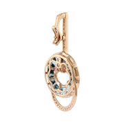BELLARRI Malibu - Blue Topaz Enhancer (Rose Gold 29mm x 16mm) side view