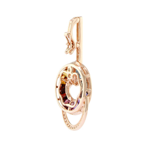 BELLARRI Malibu - Enhancer (Multi Color Gemstones 29mm x 16mm) side view