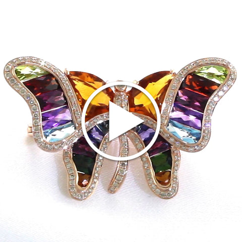 Madame Butterfly - Brooch